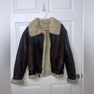 Women’s Country Brown Leather Jacket (S:S)